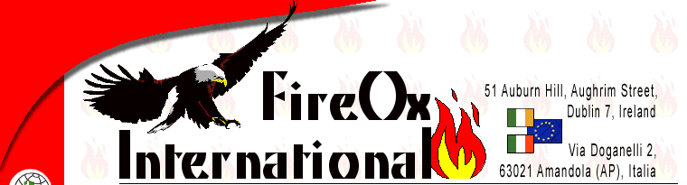 Image showing the name of our fire engineering division  -  FireOx International, with locations in Ireland & Italy